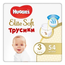  ����������-������� Huggies Elite Soft 3 (6-11 ��)