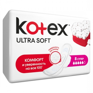   Kotex Ultra Soft 8 .