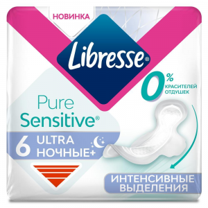    Libresse Ultra Pure Sensitive  6 