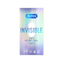  ������������ Durex Invisible Extra Lube �� ������������ ������� ������������, 12 ��