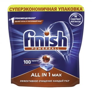   Finish All in One Max    18   100 